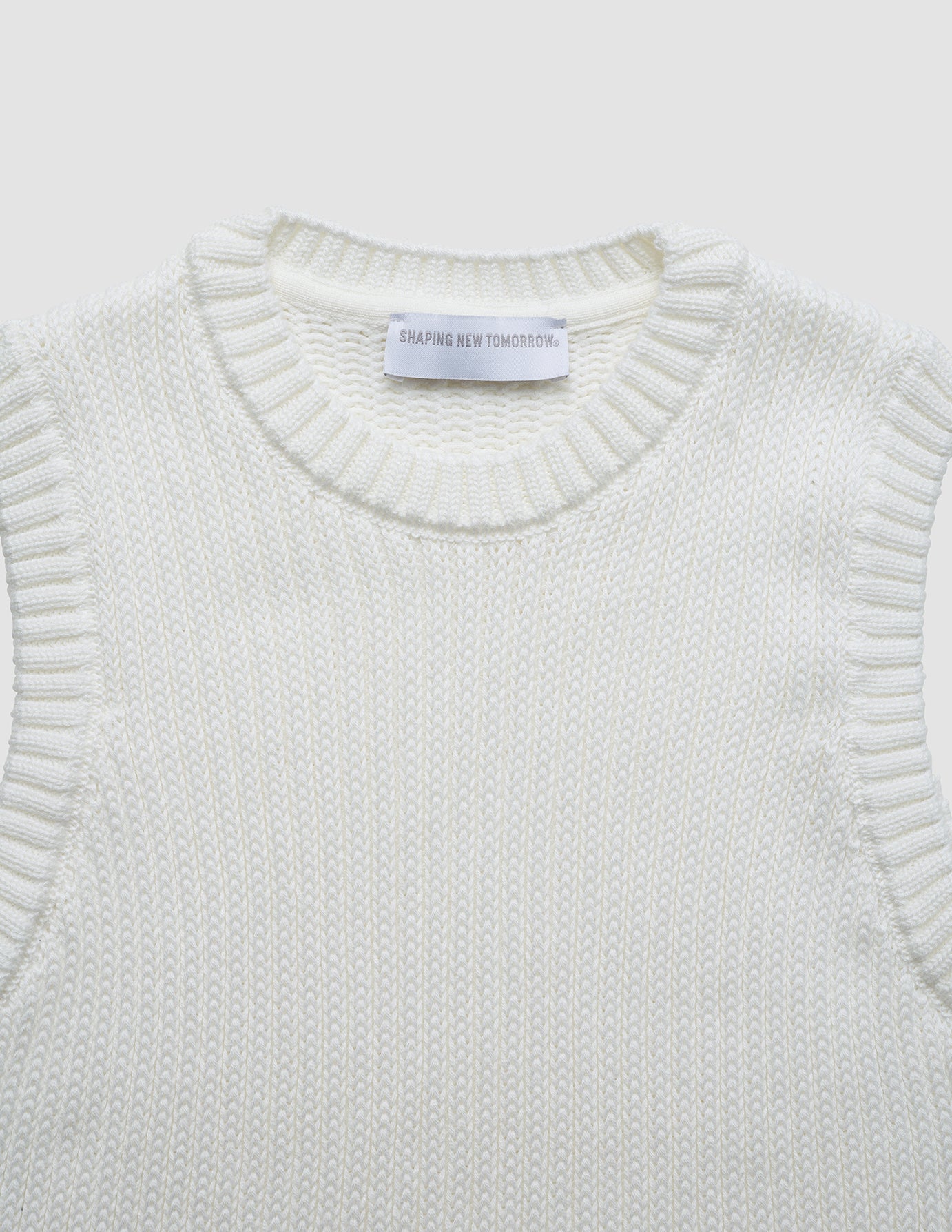 Off White Kvindernes Strukturerede Striktop