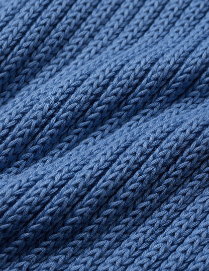 Serenity Blue Kvindernes Strukturerede Striktop